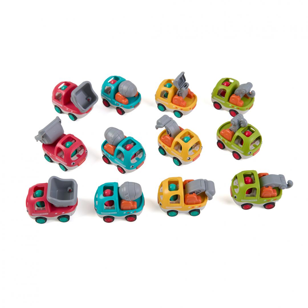 Masinuta Mini, Pull Back, Diverse Modele și Culori — MomKi