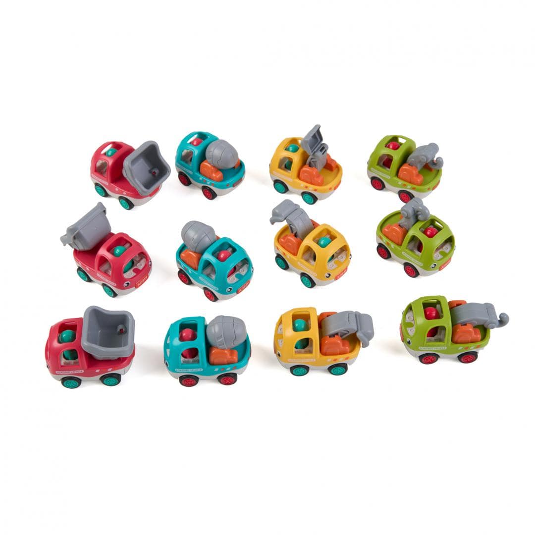 MomKi Jucării Jucarie MomKi MOMKI899-42D | Masinuta Mini, Pull Back, Diverse Modele