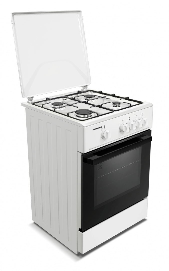 Heinner Aragaz Aragaz Heinner HFSC-K6060WH | 4 Arzatoare, Alb, 60x60x85cm