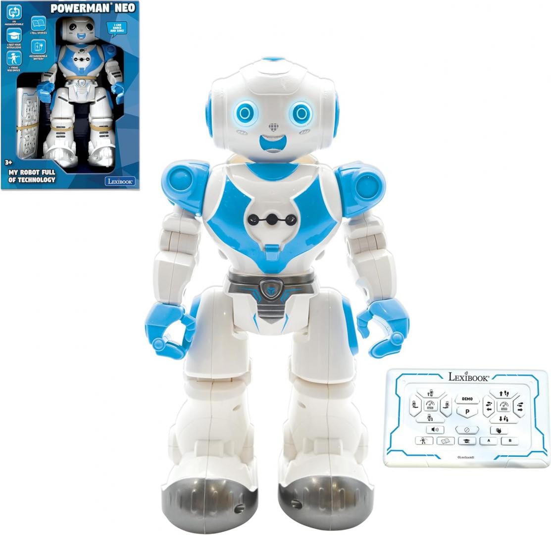 Lexibook Jucării Robot Programabil Lexibook Powerman Neo ROB18EN | Dansator, Interactiv, Cadou