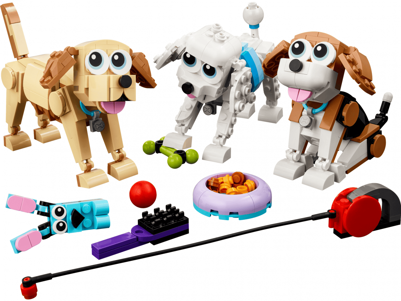 Lego Jucării Set Constructie LEGO Creator 3-in-1 31137 | Catei Adorabili, Multicolor, 8+, Cadou