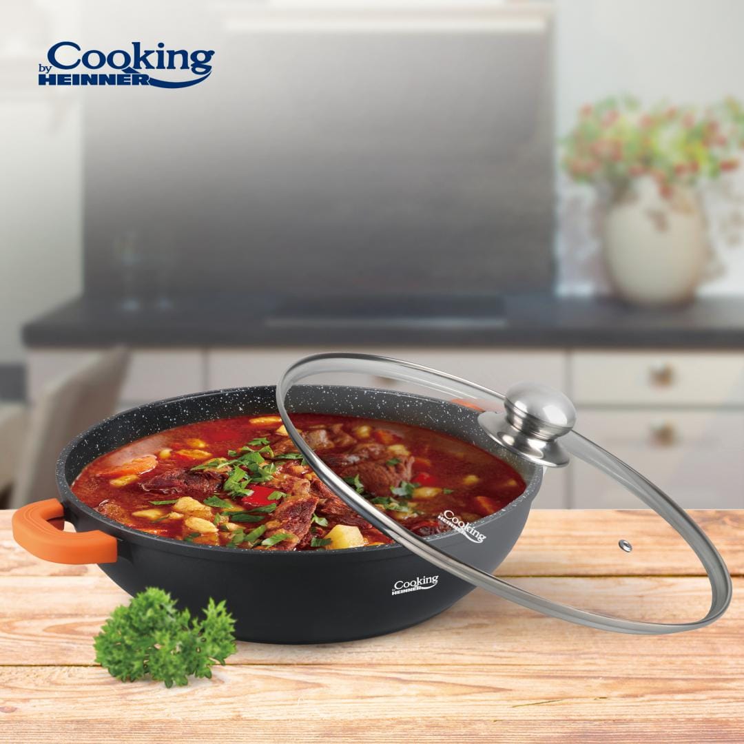 Heinner Cratita Cratita Heinner HR-SCO-A32C | 32cm, 5.5L, Aluminiu, Dark Line