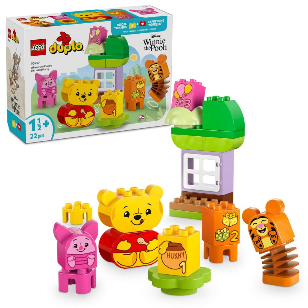 Lego Jucării Set Constructie LEGO Duplo 10457 | Winnie The Pooh, Petrecere Aniversara, Cadou