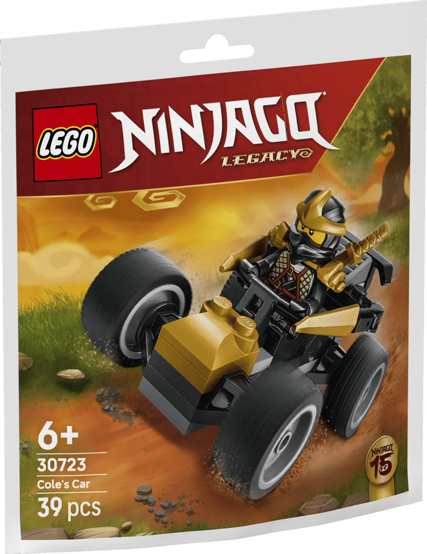 Lego Jucării Set Constructie LEGO 30723 | Masina Razboinicului Ninja Cole, Polybag