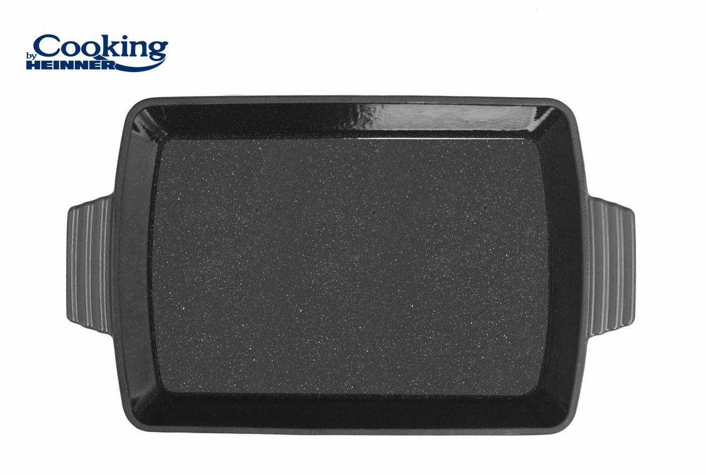 Heinner Tava Tava Fonta Emailata Heinner HR-ZVC-T33 | 33x23x7cm, Marble Grey