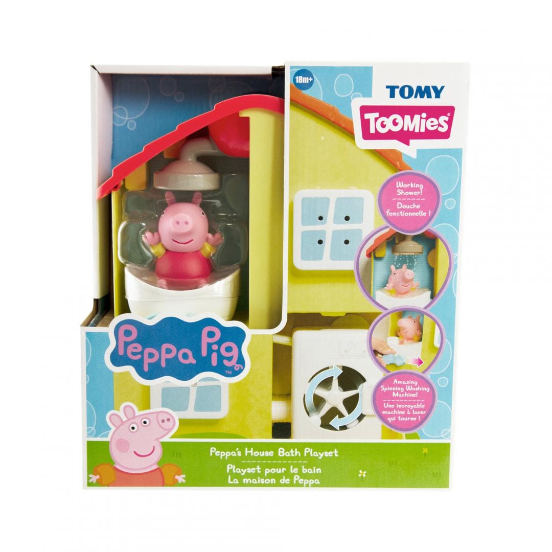 Tomy Jucării Jucarie de Baie Tomy T73415 | Casa Peppei Pig, Interactiva, Cadou