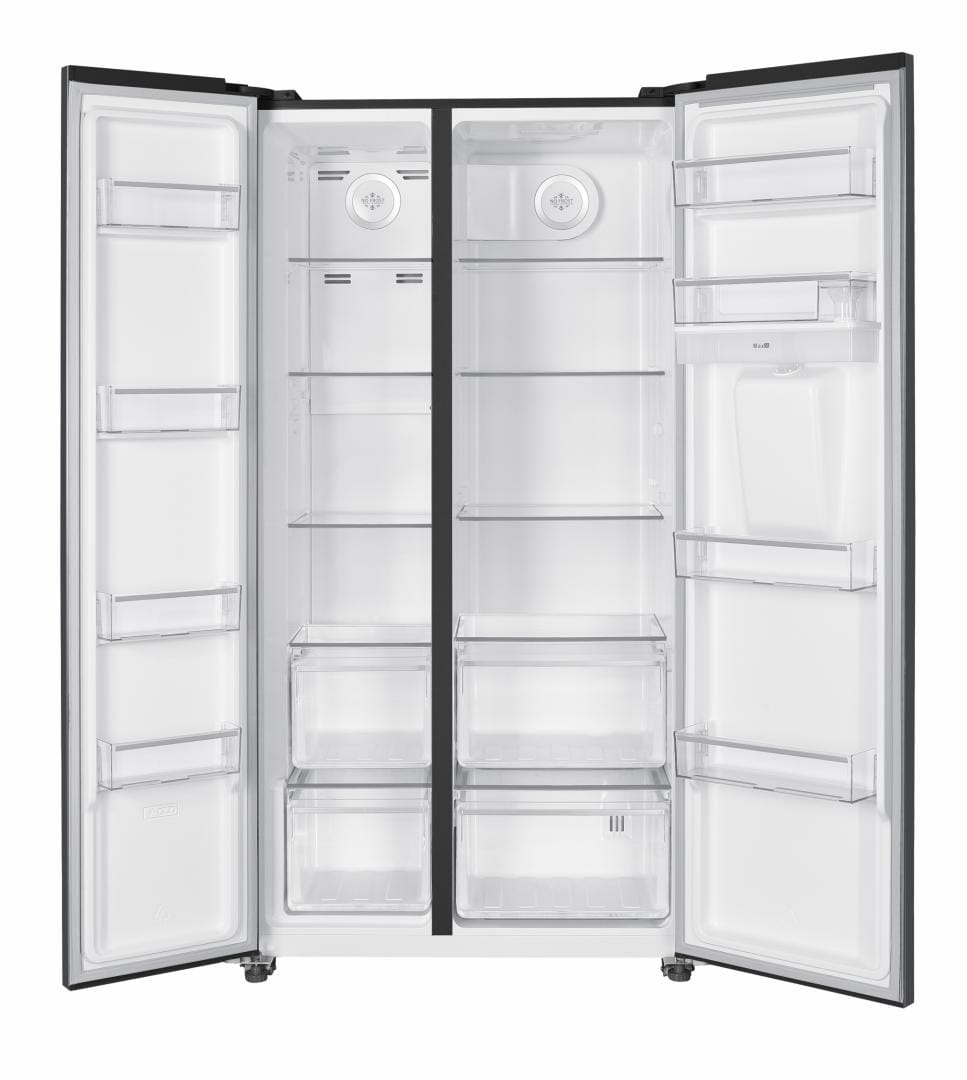 Heinner Side by side Side by Side Heinner HSBS-HM529NFINVDGWDE++ | 529L, No Frost, Inverter, Dozator Apa, 90x66x177cm