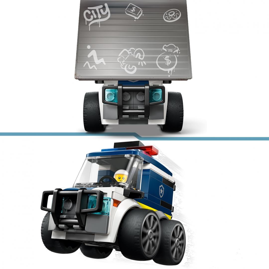 Lego Jucării Set Constructie LEGO City 60481 | Camioneta de Politie, Vehicule, Cadou