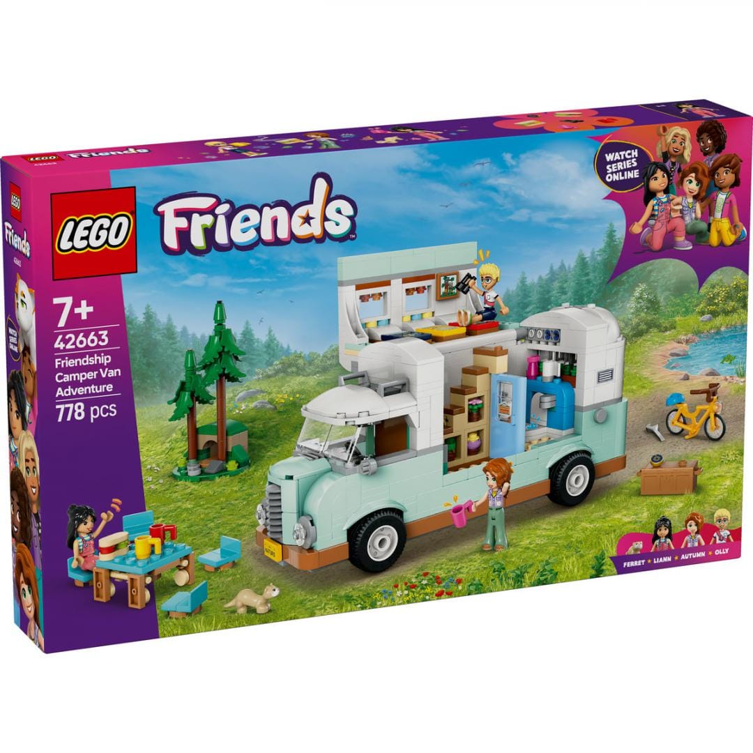 Lego Jucării Set Constructie LEGO Technic 42663 | Aventura in Rulota cu Prietenii, Camping