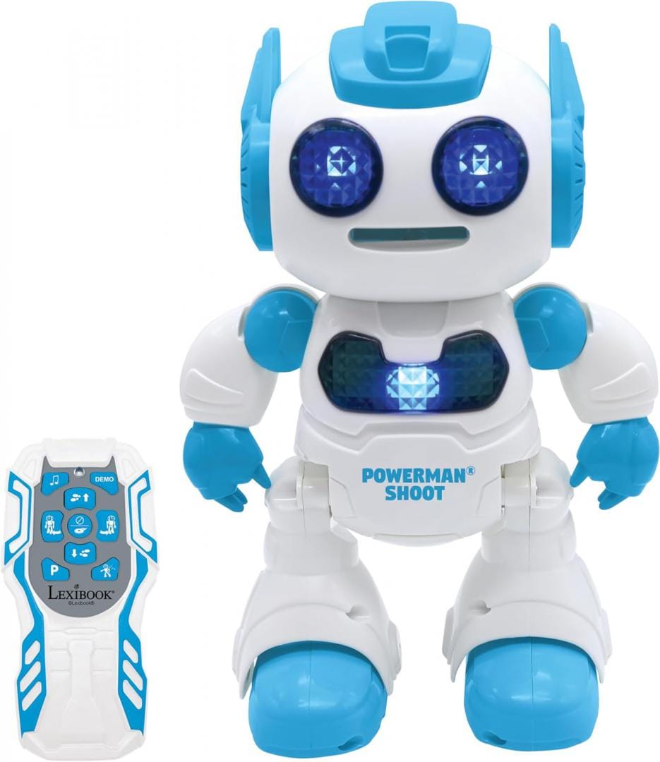 Lexibook Jucării Jucarie Robot Lexibook Powerman Shoot ROB17 | Interactiv, Telecomanda, Dans, Muzica