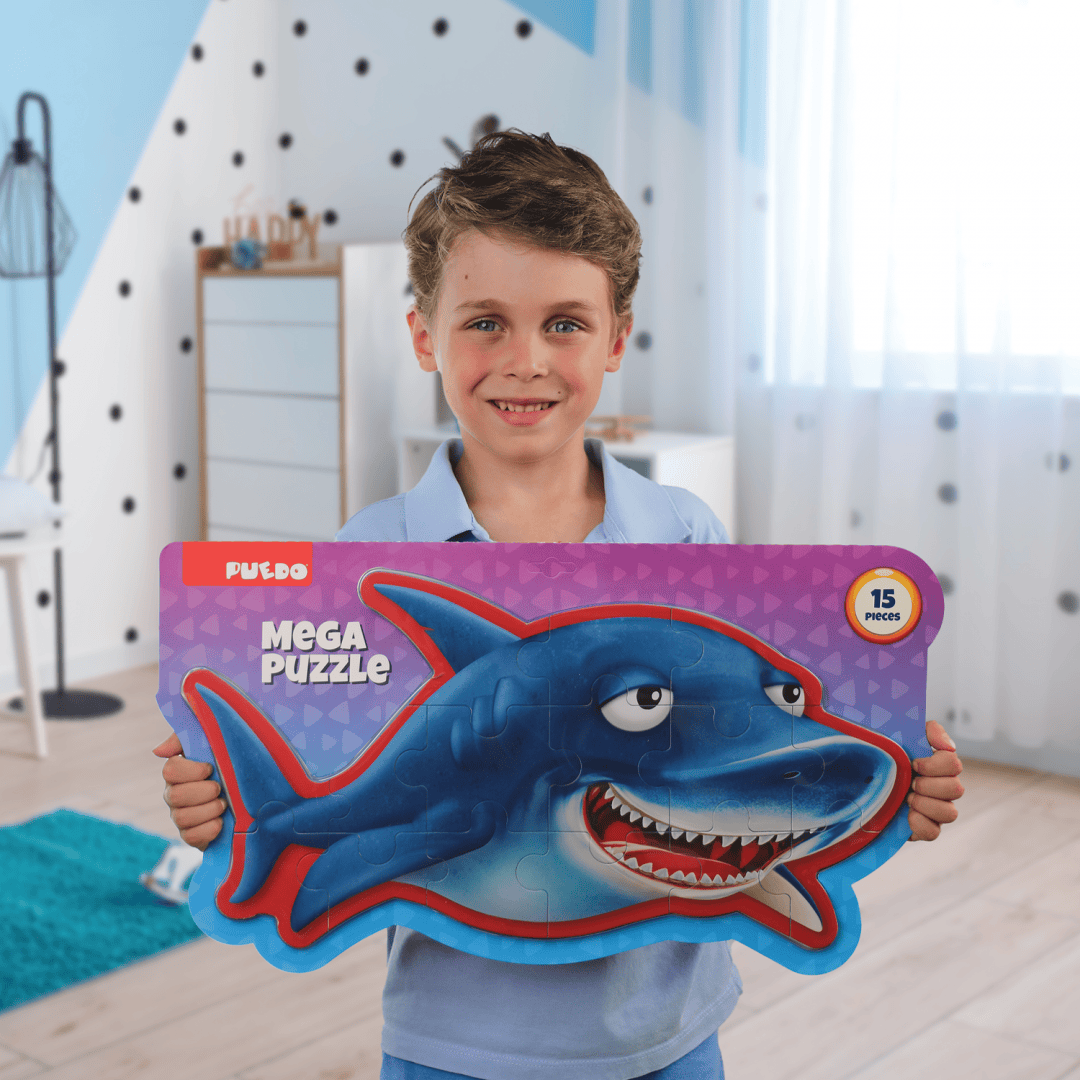 Puedo Toys Jucării Puzzle Puedo Toys PUEDOB2217 | Spuma EVA, Mega, 15 Piese