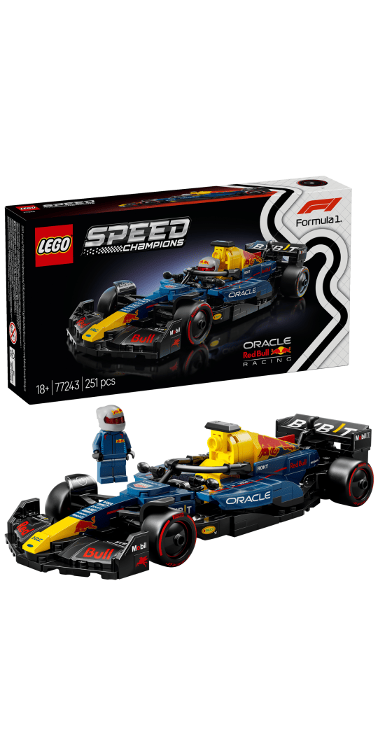 Lego Jucării Set Constructie LEGO Oracle Red Bull Racing RB20 77243 | Formula 1, 1304 Piese, 18+