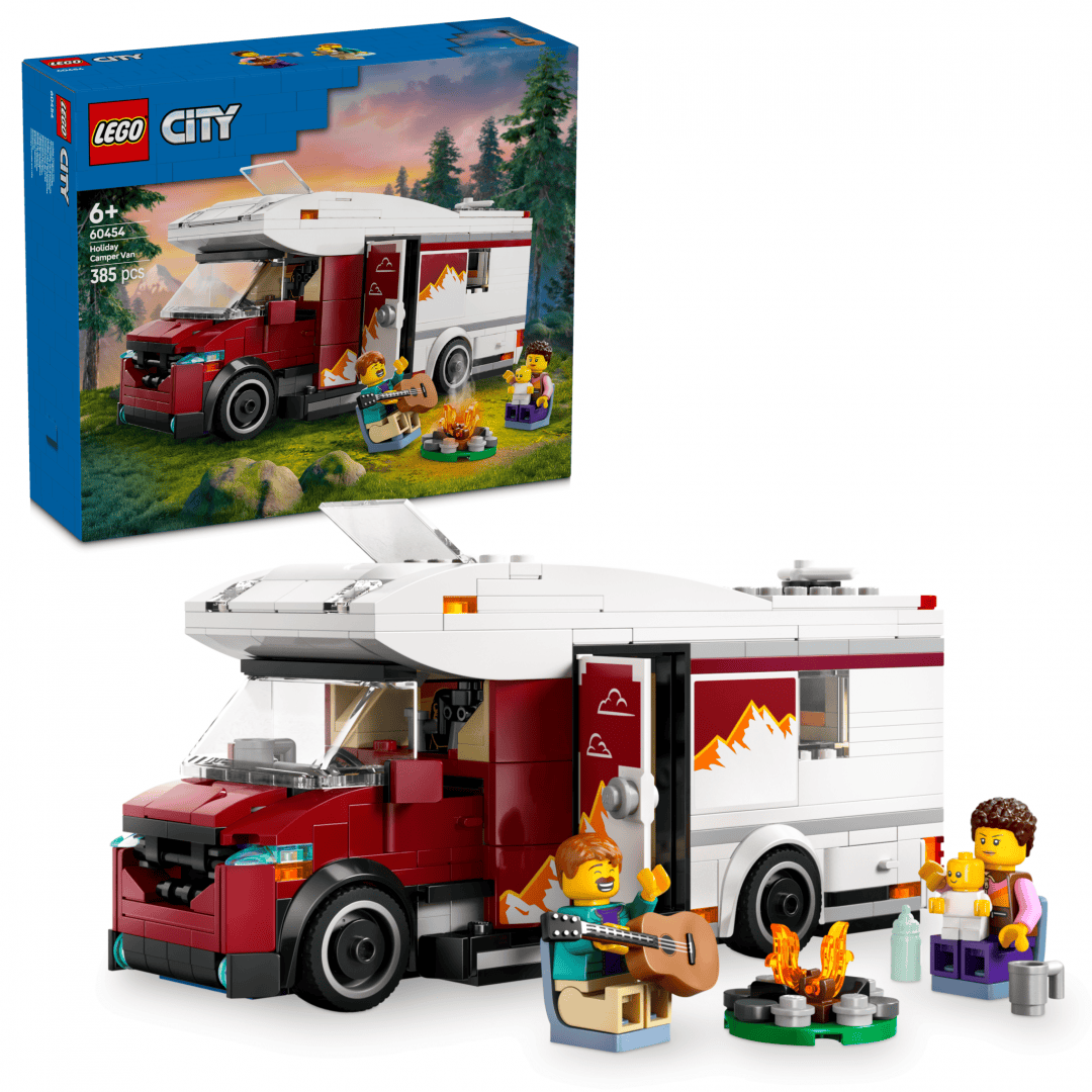 Lego Jucării Set Constructie LEGO City 60454 | Rulota Aventuri, Vacanta, Cadou