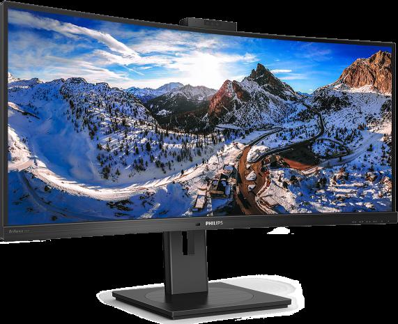 Philips Monitor PC Monitor Philips 34" 346P1CRH/00 | Curbat, UWQHD, USB-C, Webcam