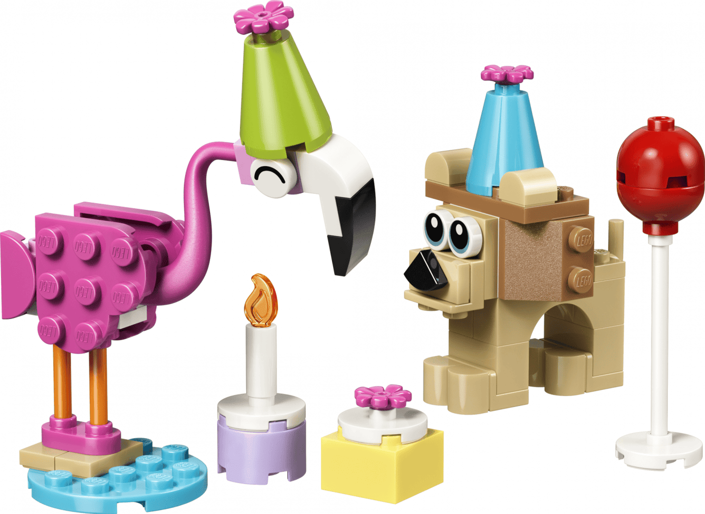 Lego Jucării Set Constructie LEGO 30715 | Petrecere Zi Nastere, Animalute, Polybag