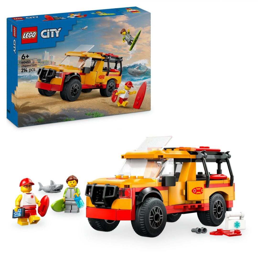 Lego Jucării Set Constructie LEGO City 60453 | Masina Interventie Salvamarilor, Cadou