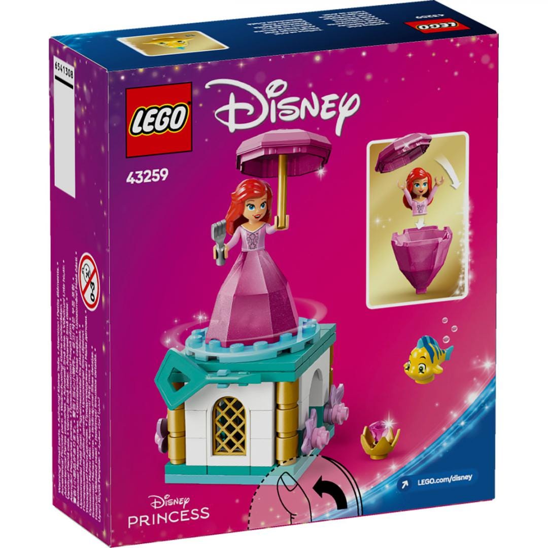 Lego Jucării Set Constructie LEGO Disney 43259 | Ariel Facand Piruete, Printesa, Cadou