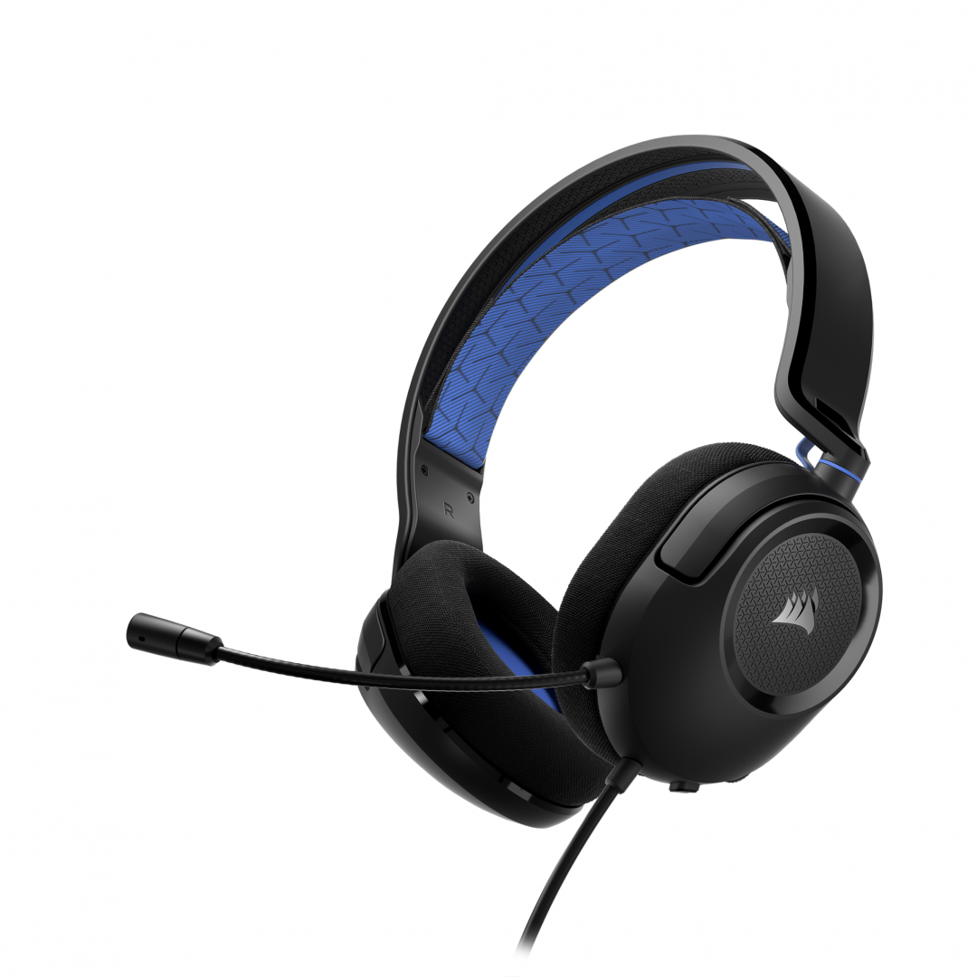 Corsair Casti Casti Gaming CORSAIR HS35 V2 CA-9011383-EU | Over-Ear, Cu Fir, Albastru
