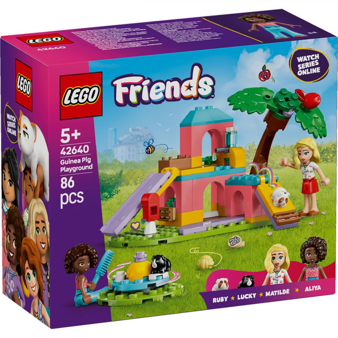 Lego Jucării Set Constructie LEGO 42640 | Teren Joaca Porcusori Guineea, Cadou