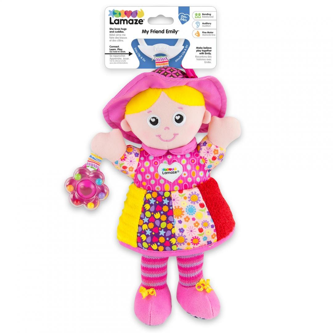 Tomy Jucării Jucarie Lamaze Papusica Emilia T27026 | Bebelusi, Interactiv, Colorat