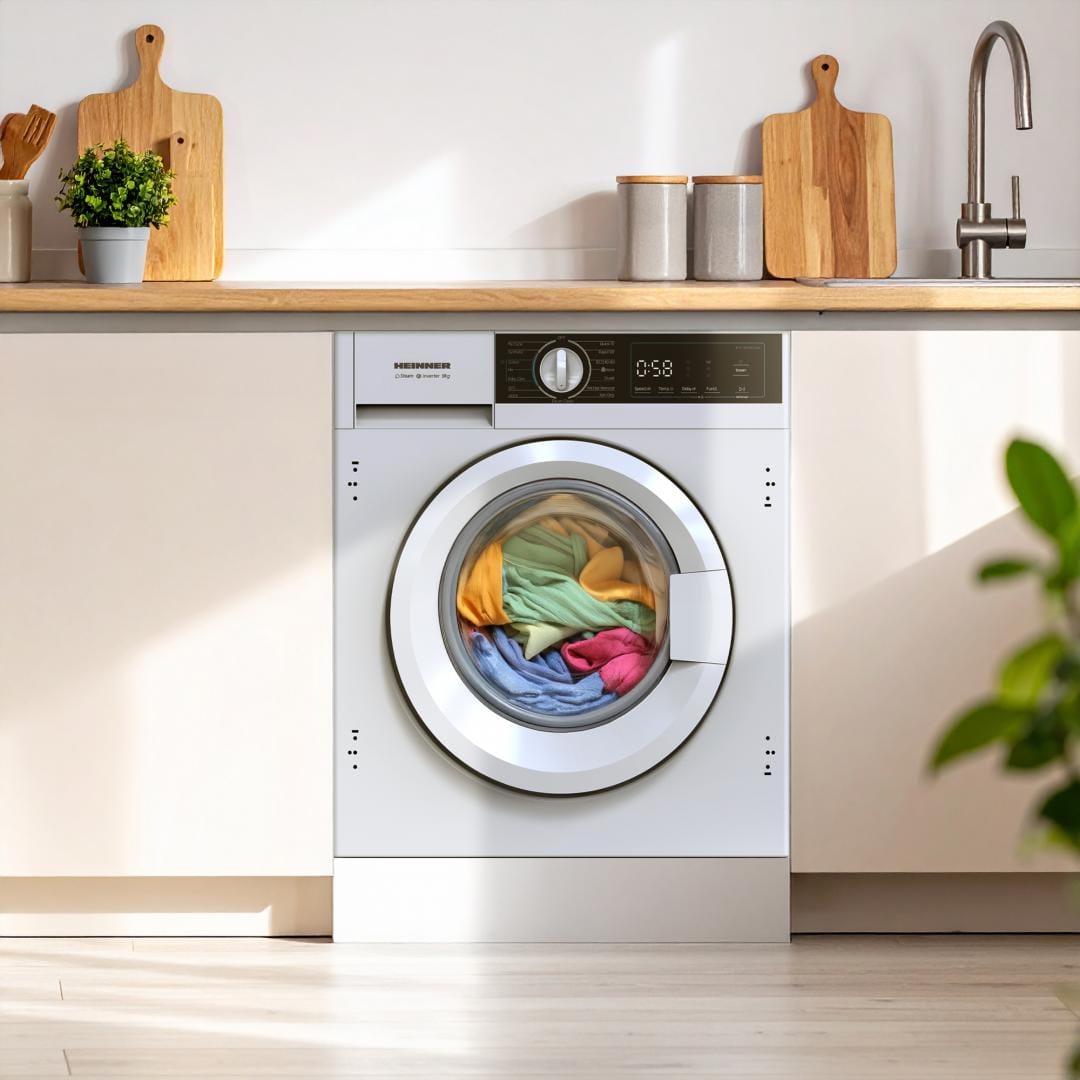 Heinner Masina de spalat rufe Masina de spalat rufe incorporabila Heinner HWM-BI914IVA+++ | 9kg, 1400RPM, Clasa A+++, 59.5x56x82.5cm