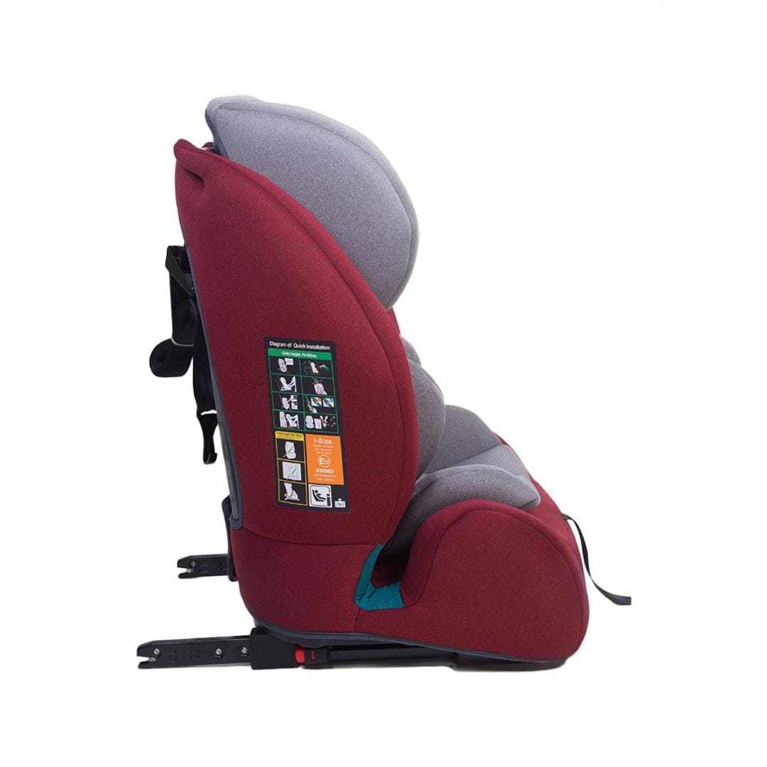 U-Grow Puericultură Scaun Auto Copii U-Grow UG-302IS-RD | 76-150cm, 15 Luni-12 Ani, Isofix, Rosu