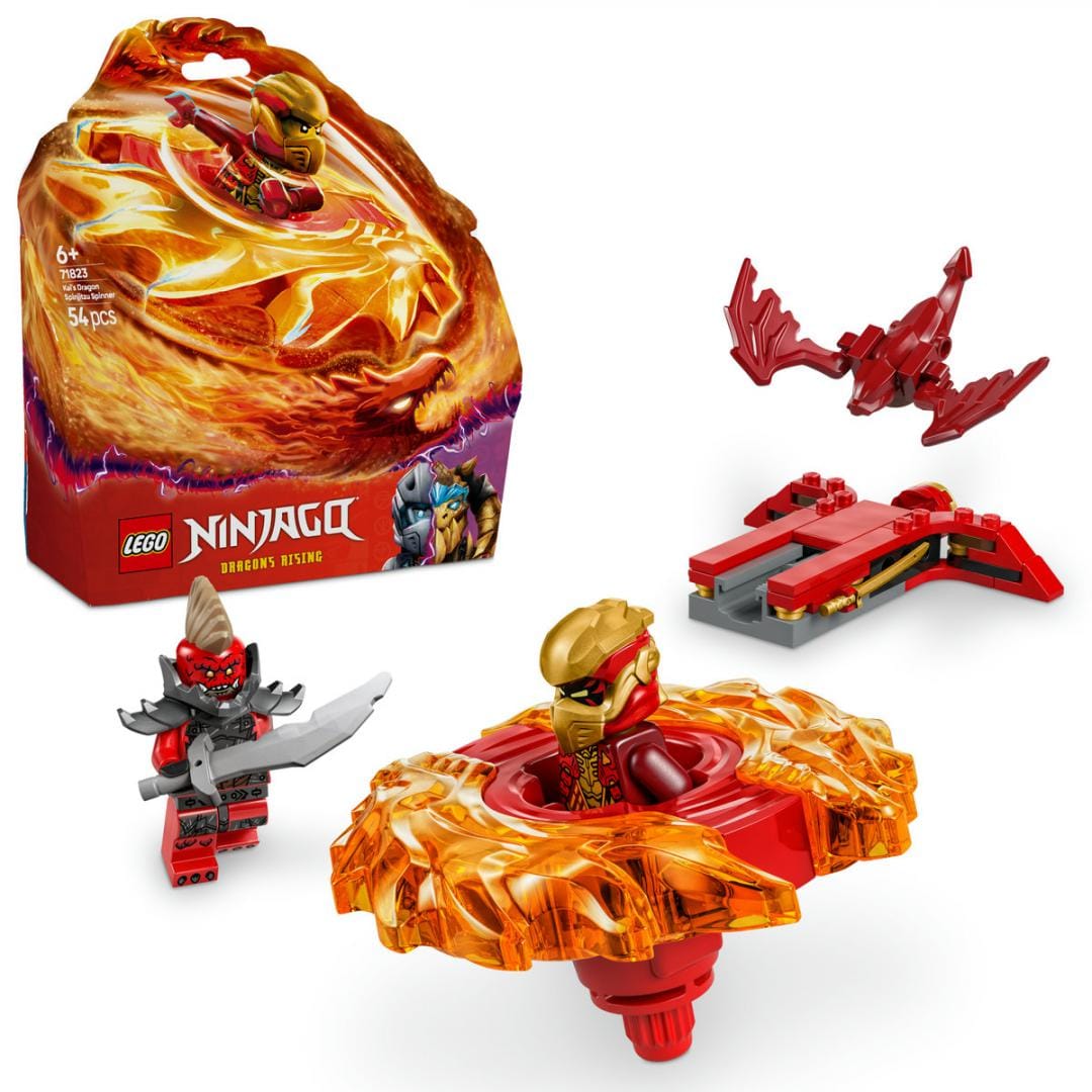 Lego Jucării Set Constructie LEGO Ninjago 71823 | Dragonul Spinjitzu Rotitor, Kai, Cadou