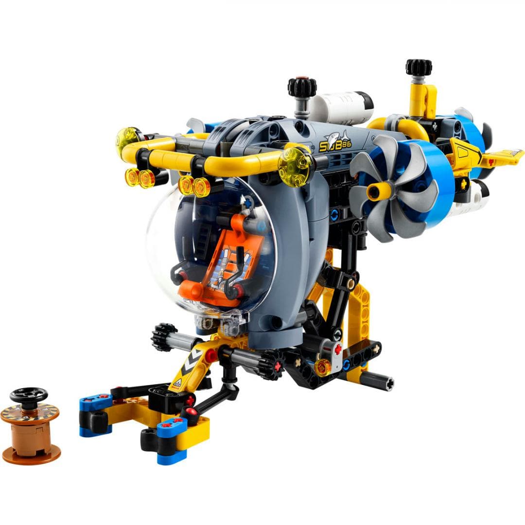 Lego Jucării Set Constructie LEGO Technic 42201 | Submarin de Cercetare, 360 Piese, Cadou
