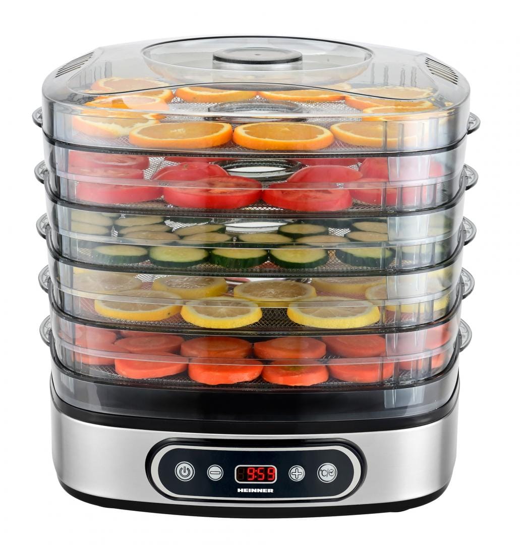 Heinner Deshidrator Deshidrator Heinner HFD-K380SSBK | 380W, 5 Tavi, Timer, Negru