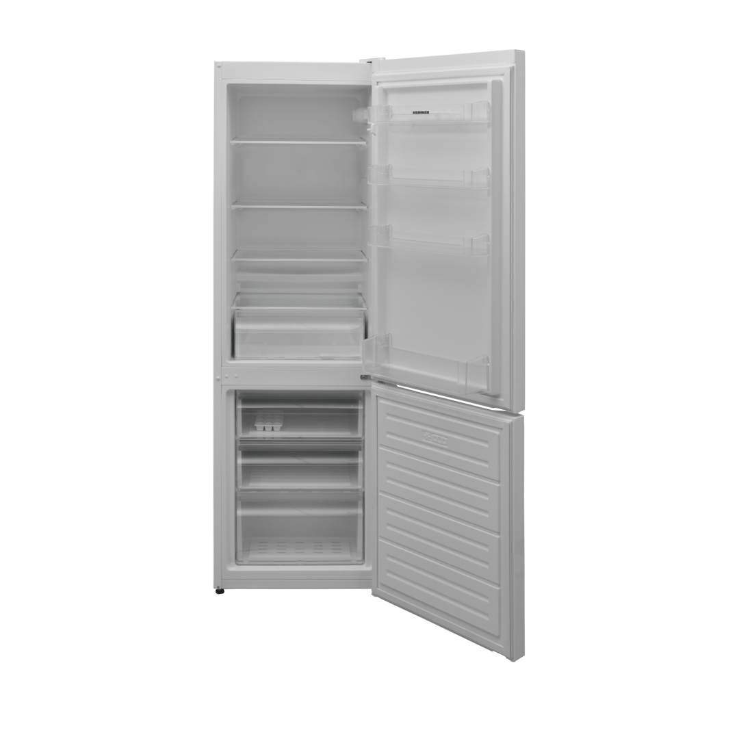 Heinner Combina frigorifica Combina Frigorifica Heinner HC-VS2681E++ | 268L, Clasa E, No Frost, Argintiu, 54x59.5x170cm