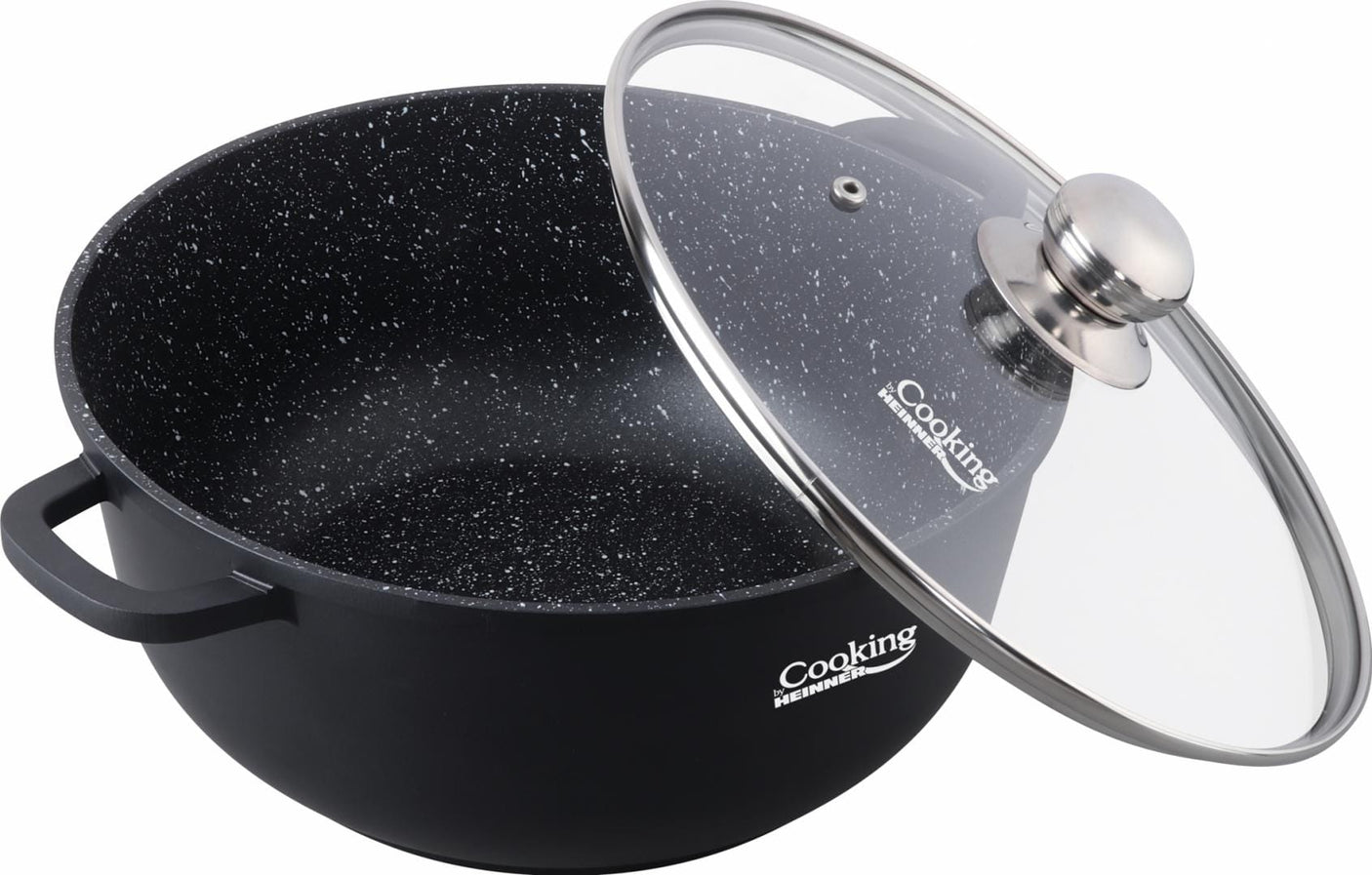 Heinner Oala Oala Heinner HR-SCO-A0340A | 40cm, 18.5L, Aluminiu Turnat, Dark Line