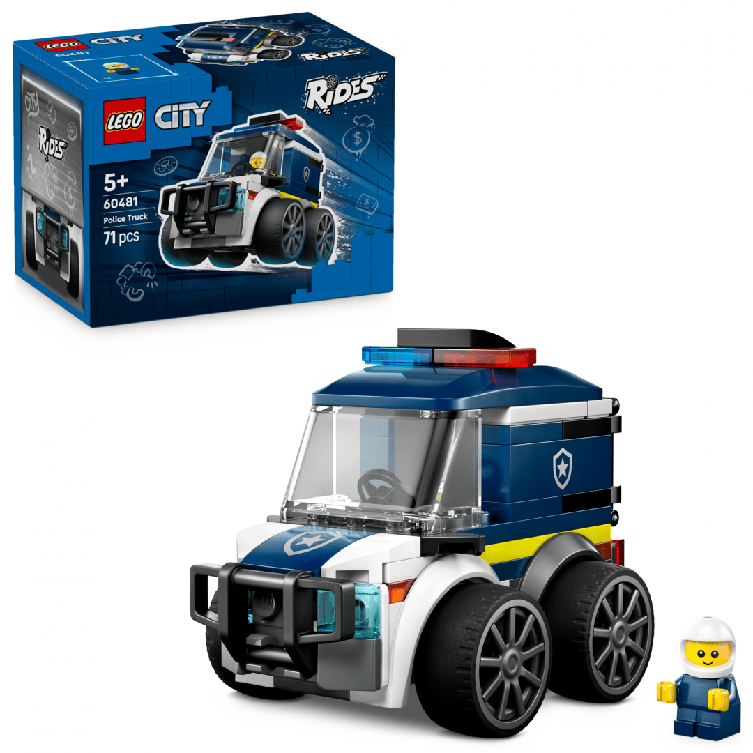 Lego Jucării Set Constructie LEGO City 60481 | Camioneta de Politie, Vehicule, Cadou