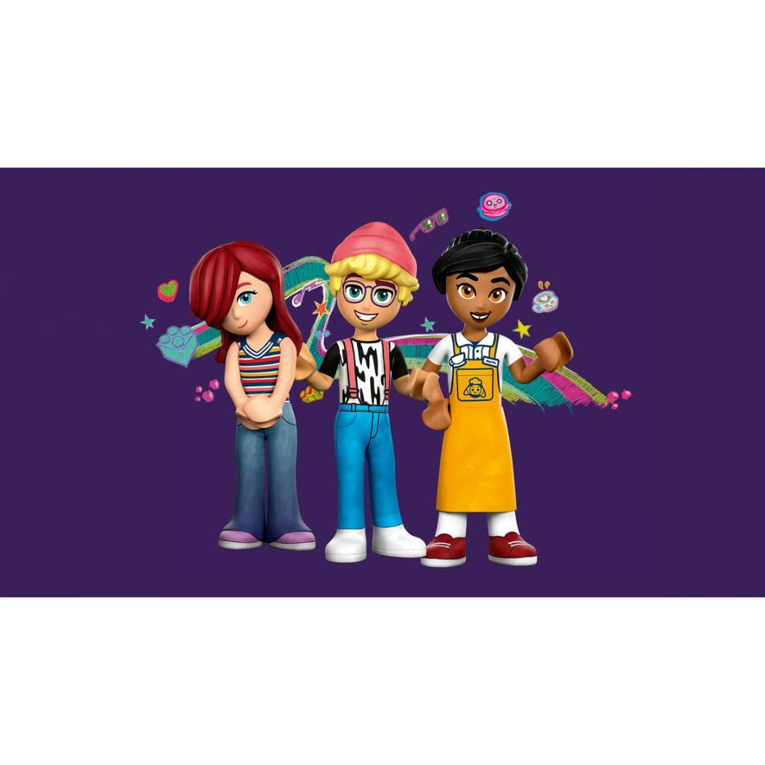 Lego Jucării Set Constructie LEGO Friends 42618 | Cafenea Heartlake City, 314 Piese, 6+