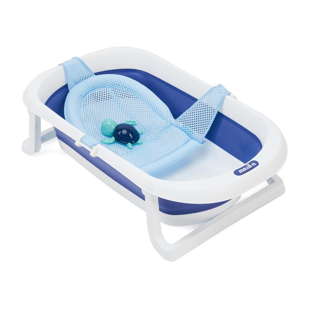 U-Grow Îngrijire bebe Cadita Pliabila U-Grow UGCRT-61BL | Cu Reductor Detasabil, Termometru, Albastru
