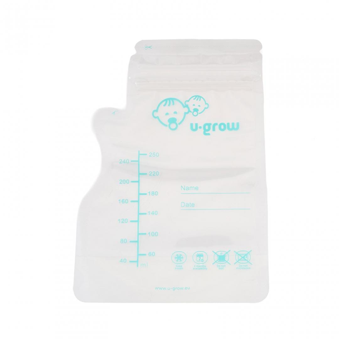 U-Grow Alimentație bebe Pungi Stocare Lapte Matern U-Grow UMB-001 | 30buc, Steril