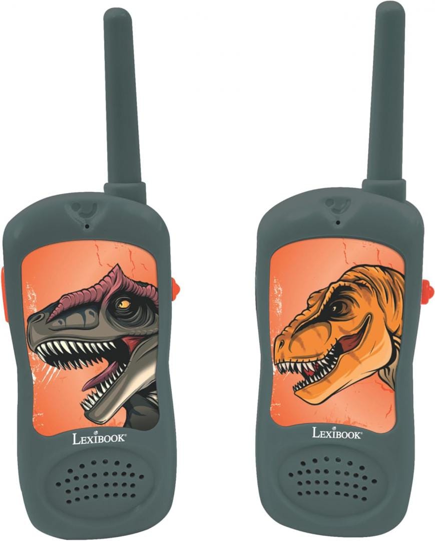 Lexibook Jucării Set Statii Emisie-Receptie Lexibook RPTW12DINO | Dinozauri, Walkie Talkie, Jucarie Copii