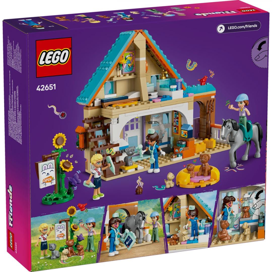 Lego Jucării Set Constructie LEGO 42651 | Clinica Veterinara, Cai si Animale, Cadou