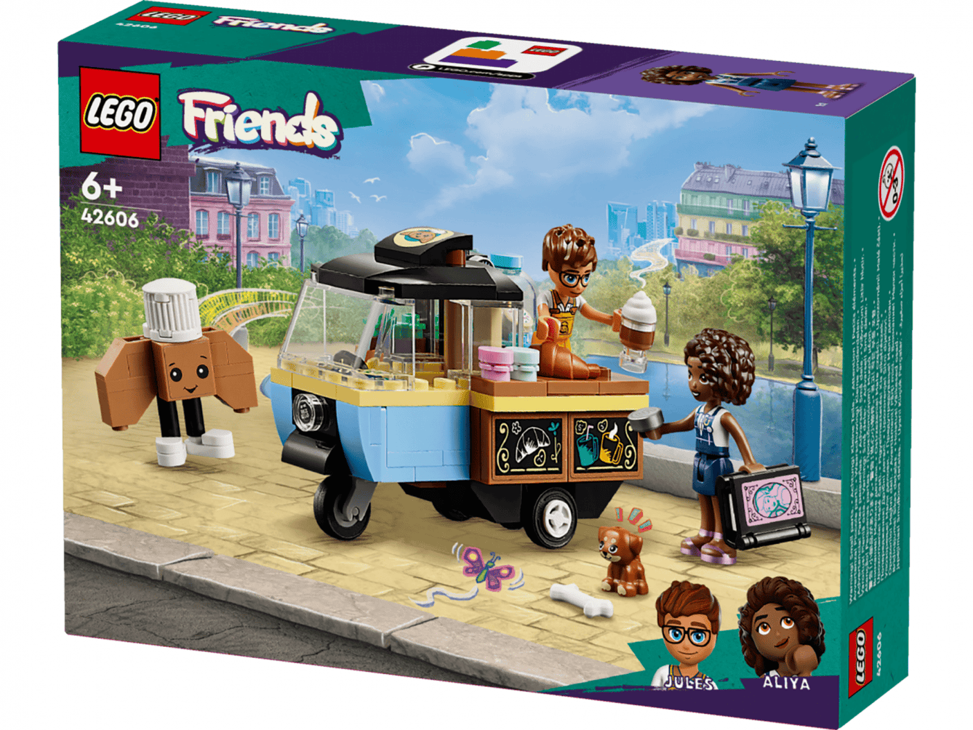 Lego Jucării Set Constructie LEGO 42606 | Brutaria pe Roti, Cadou Copii