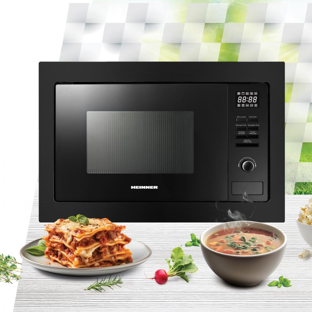 Heinner Cuptor microunde Cuptor cu Microunde Heinner HMW-MDBI25GDBK | 25L, 900W, Digital, Negru