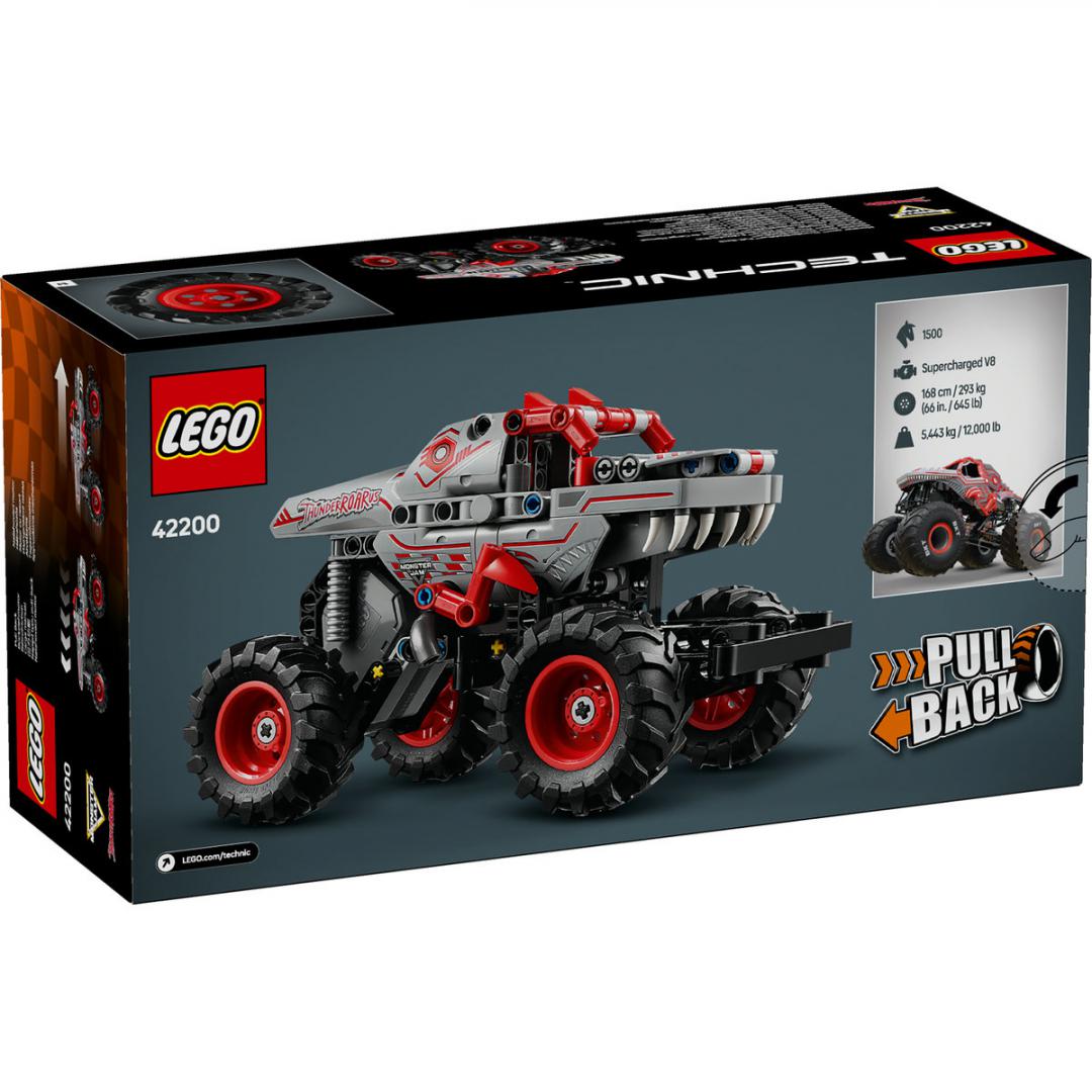 Monster Jam Thunderroarus Pull-back, Lego 42200