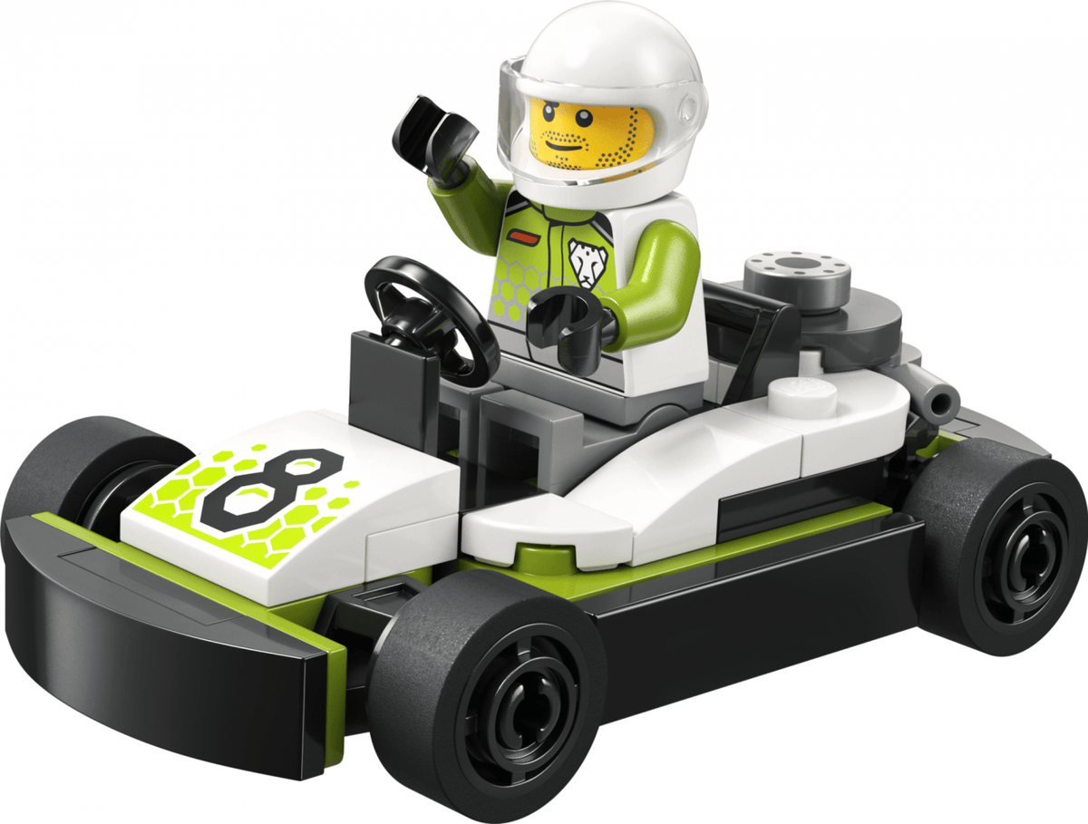 Lego Jucării Set Constructie LEGO 30719 | Cart si Pilot, Polybag, Cadou