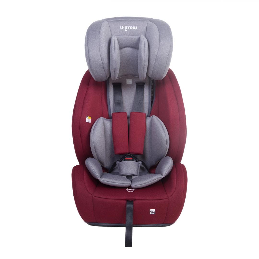 U-Grow Puericultură Scaun Auto Copii U-Grow UG-302IS-RD | 76-150cm, 15 Luni-12 Ani, Isofix, Rosu