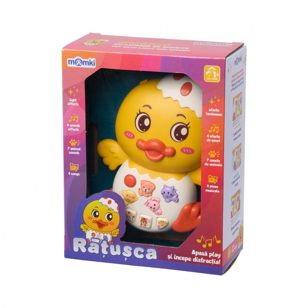 MomKi Jucării Jucarie MomKi MOMKI855-124A | Ratusca, Lumini, Sunete, Interactiv