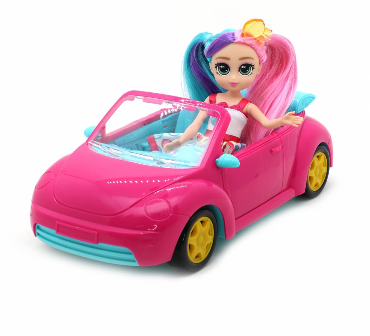 Sweetyz Jucării Jucarie Sweetyz SYZ81076 | Masina Decapotabila si Papusa, Set Interactiv