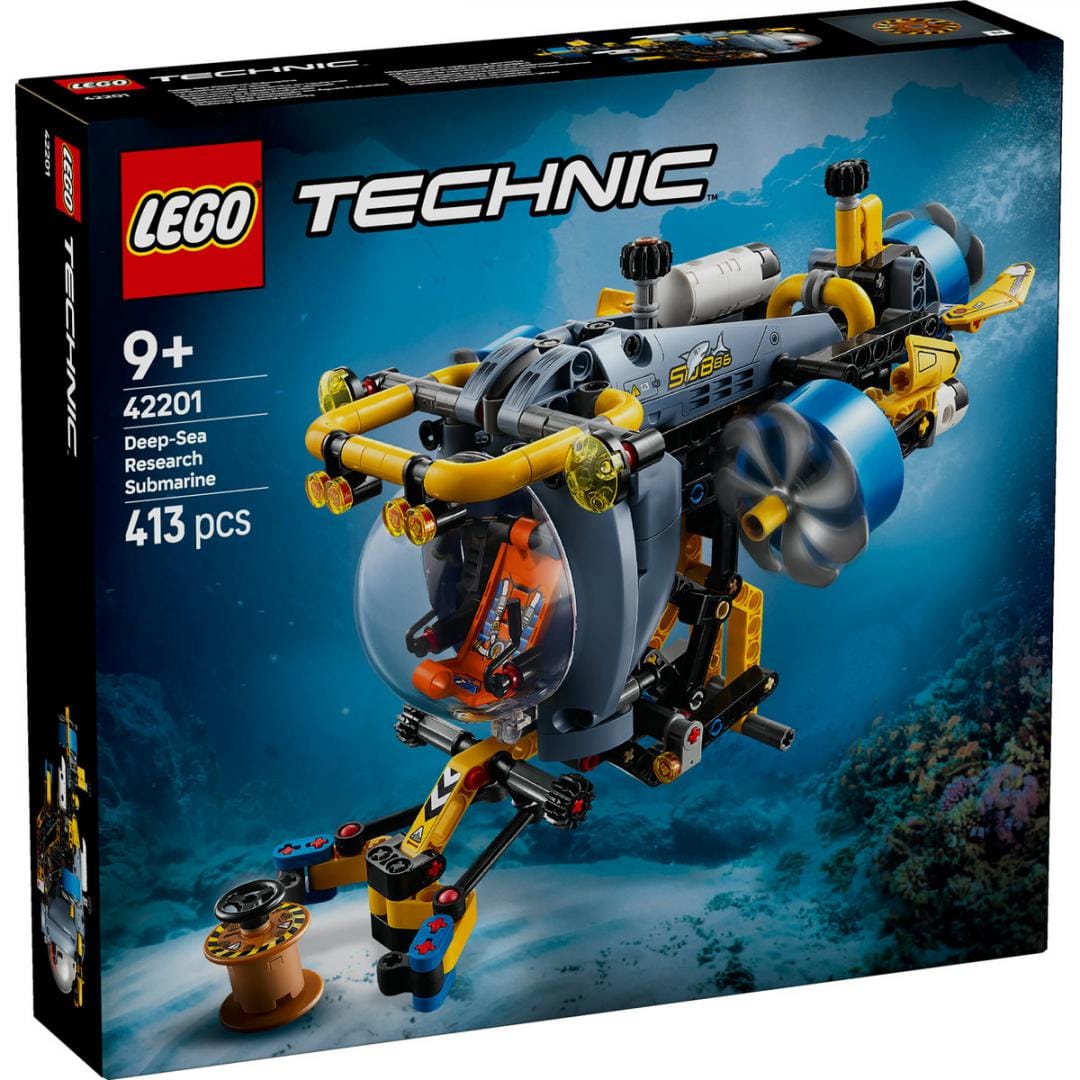 Lego Jucării Set Constructie LEGO Technic 42201 | Submarin de Cercetare, 360 Piese, Cadou