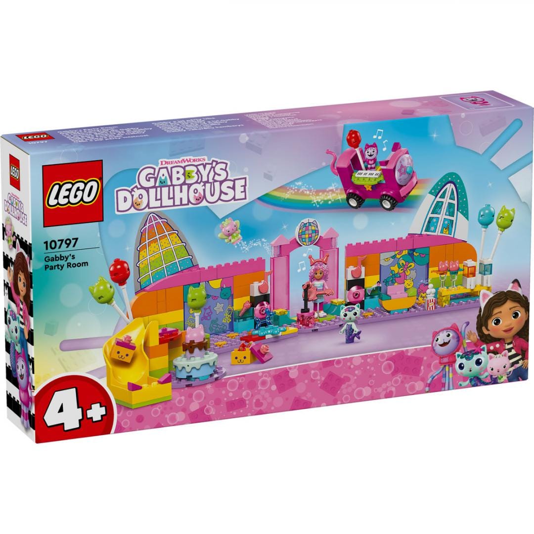 Lego Jucării Set Constructie LEGO Duplo 10797 | Camera de Party a lui Gabby, 58 Piese, Cadou