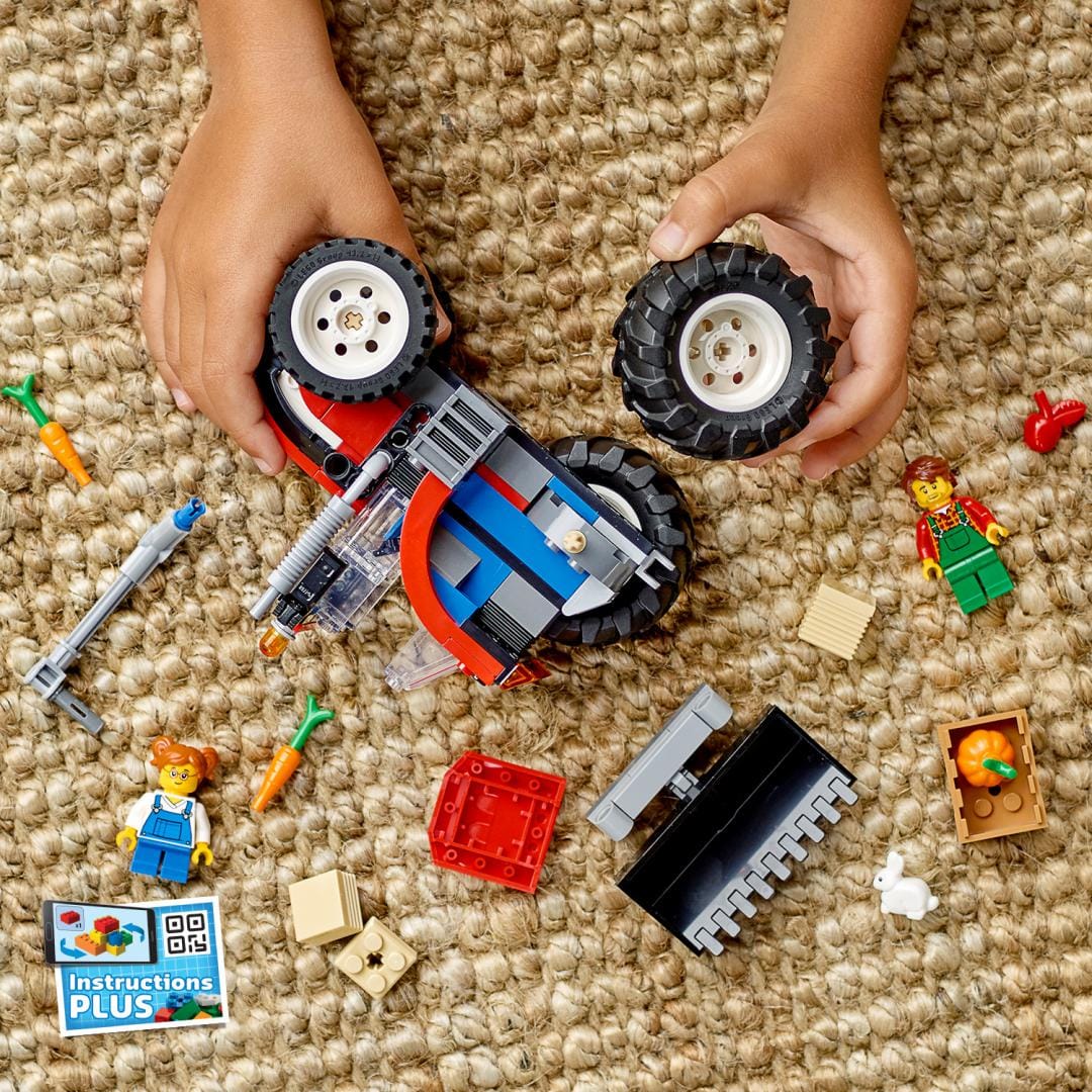 Lego Jucării Set Constructie LEGO City 60287 | Tractor, Vehicul Agricol, Cadou Copii