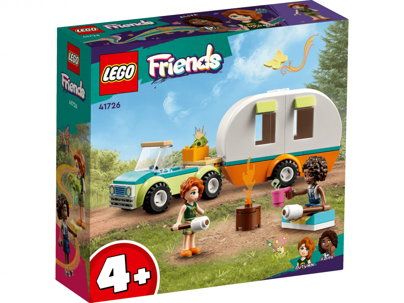 Lego Jucării Set Constructie LEGO Friends 41726 | Vacanta cu Rulota, Camping, Cadou