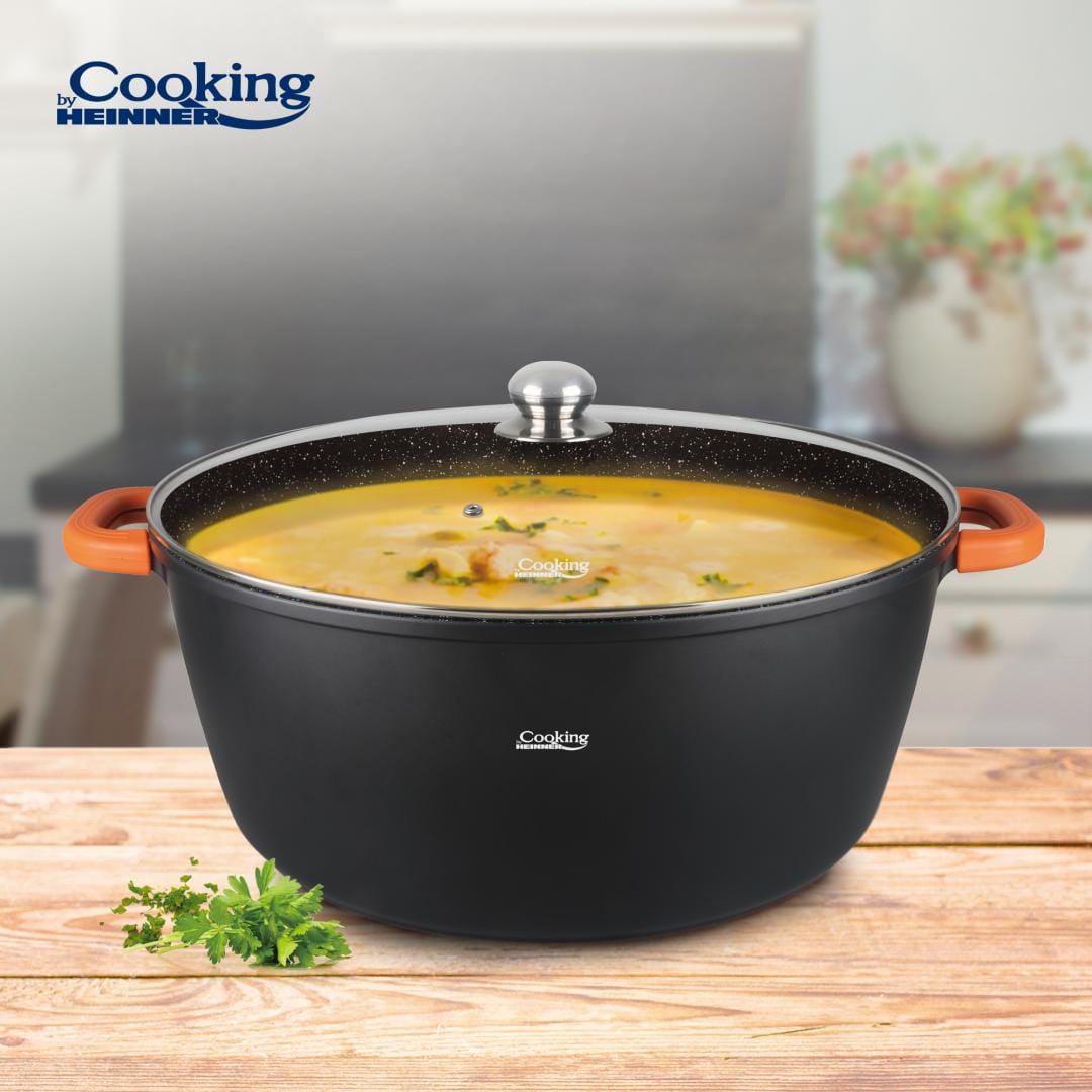 Heinner Oala Oala Heinner HR-SCO-A0344A | 44cm, 23L, Aluminiu, Capac Inclus