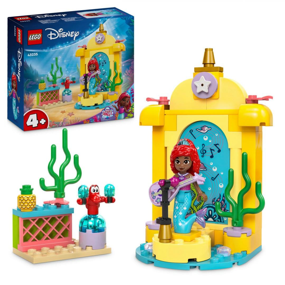 Lego Jucării Set Constructie LEGO Disney 43235 | Scena Muzicala A Lui Ariel, 216 Piese, 6+